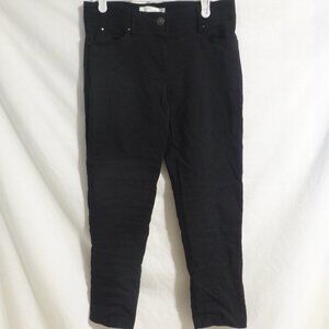 89TH + MADISON, 6P, black denim, button and zip fly, BNWOT